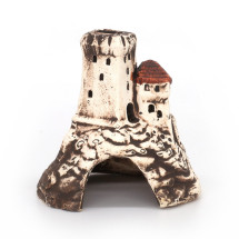 Грот керамічний Aqua Nova руїни замку на скелі 19,5x9x6,9см (N-30007)