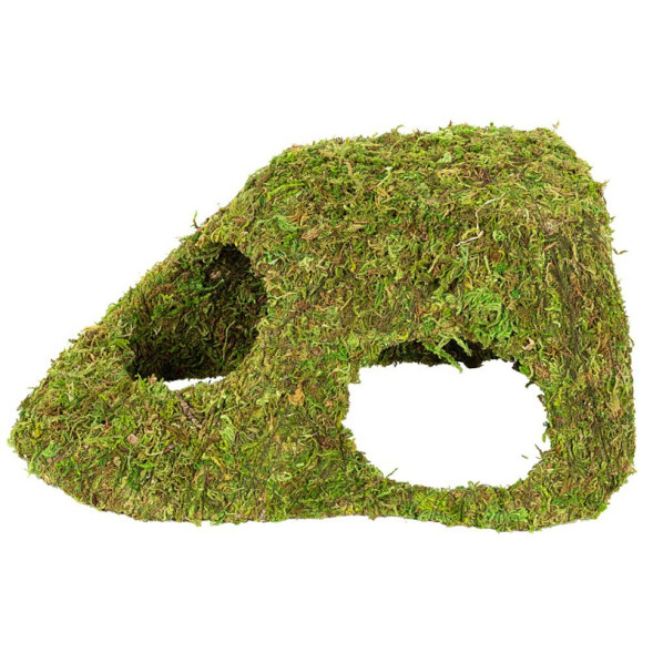 Схованка з живим мохом Repti-Zoo Natural Mossy Hill 26x18x13 см для тераріуму, рептилій і геконів (ERS30)