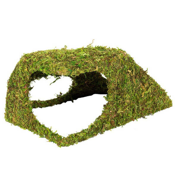 Схованка з живим мохом Repti-Zoo Natural Mossy Hill 26x18x13 см для тераріуму, рептилій і геконів (ERS30)