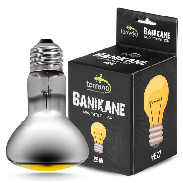 Неодимова лампа Terrario Banikane Neodymium Light 25W – обігрівальна UVA лампа для тераріуму