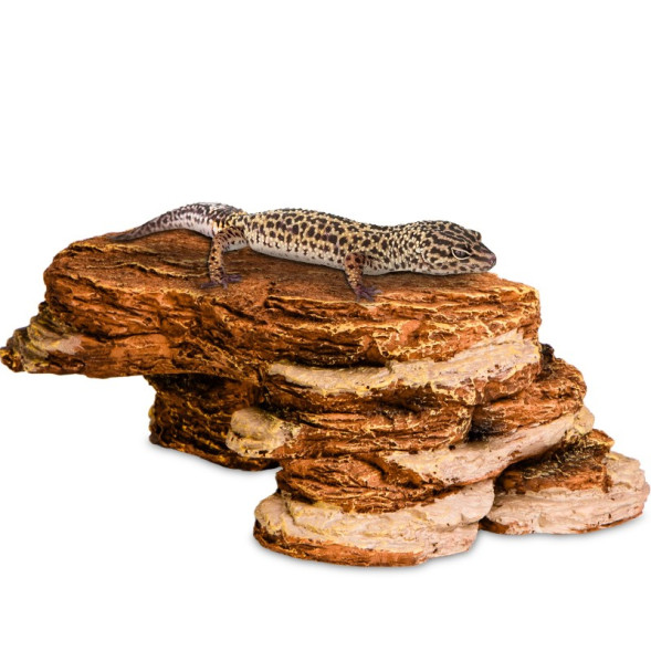 Декорація криївка Terrario Mountain Shelf S 13x21x6см (22147)