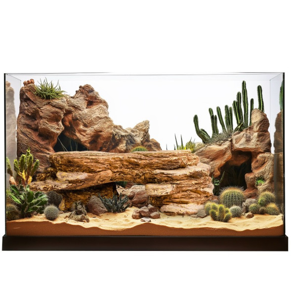 Декорація криївка Terrario Mountain Shelf S 13x21x6см (22147)