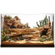 Декорація криївка Terrario Mountain Shelf S 13x21x6см (22147)