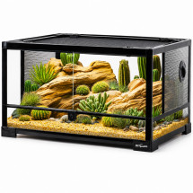 Тераріум Repti-Zoo 60x45x32см зі скляними дверцятами, замком та водостійким дном (RK0117N)