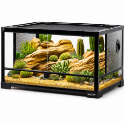 Тераріум Repti-Zoo 60x45x32см зі скляними дверцятами, замком та водостійким дном (RK0117N)