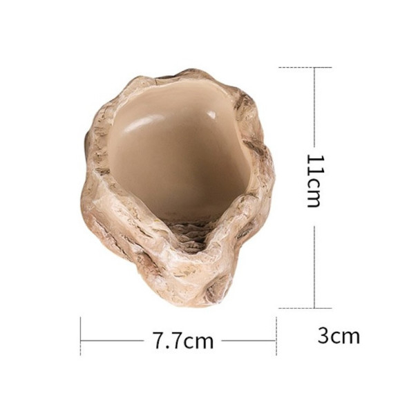 Миска для воды или купания Repti-Zoo XS 11x8x3см керамическая (ERB09XS)