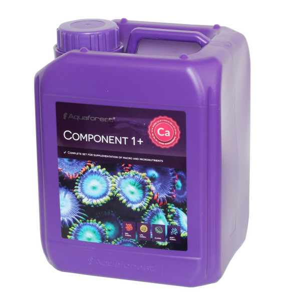 Кальцій і мікроелементи для рифового акваріума Aquaforest Component 1+ 5л. метод Баллінга